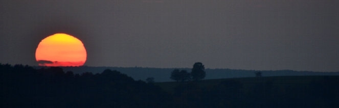 wanderung abend sonnenuntergang